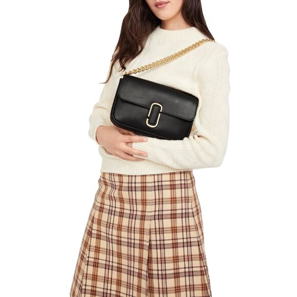 Marc Jacobs Women's The J Marc Shoulder Crossbody Bag Black OS - Picture 3 of 16